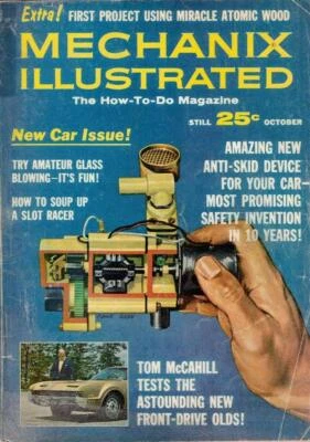 Mechanix Illustrated, Oct 1962, New Car Issue, 148 pgs, How-To Magazine, VG Cond Foto 1 de 4