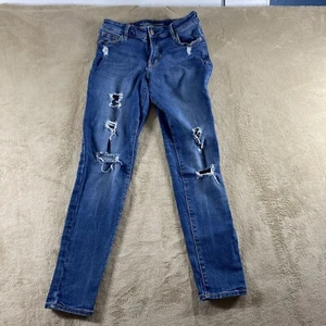 Old Navy Jeans Rockstar Mid Rise Ripped Denim Damen Gr. 4 - Bild 1 von 17