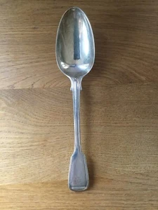 ANTIKER MASSIVER SILBER GEIGENFADENTISCH - SERBELÖFFEL LONDON 1829 - Bild 1 von 4