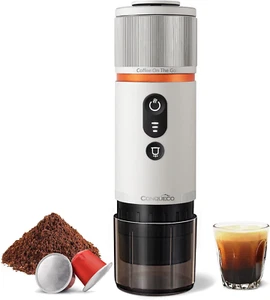 Portable Espresso Coffee Machine: 12V Electric Small Travel Expresso Maker - Sel - Picture 1 of 7