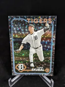 2024 Topps Series 1 Tarik Skubal Super Box Exclusive Silver Foilboard #294 Tiger - Picture 1 of 2