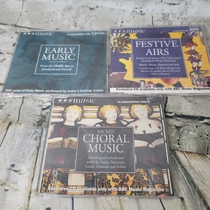 3 BBC Music Mint Outer Sleeve Sacred Choral Early Music Festive Airs - Picture 1 of 6