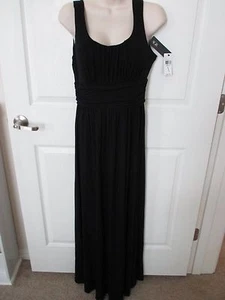 NWT - AGB women's Black full length summer dress - sz S - MSRP $65.00 - Pretty!! - Picture 1 of 4