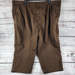 Polo Ralph Lauren Andrew Pants Men 46 Big Brown Cotton Cropped Relaxed Fit - Picture 1 of 9