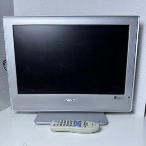 Sanyo DP19647 19” HDTV Monitor PC A/V Compatible Retro Gaming With Remote Tested - Picture 1 of 8