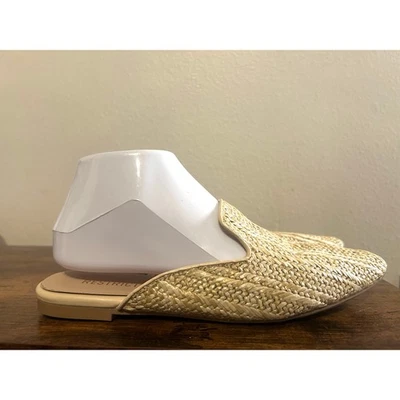 Женские желтовато-коричневые тканые мулы ограниченного выпуска размер 7  - Изображение 1 из 4
