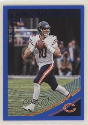2018 Panini Donruss Press Proof Blue Mitchell Trubisky #46 - Image 1 of 2