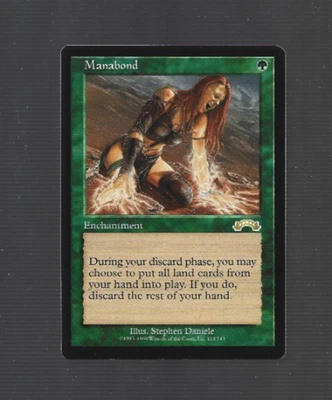 Manabond - Exodus Regular - Mtg Mint-LP Clean card - Image 1 of 2