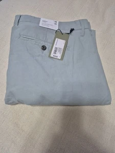 PANTALONE CHINO SPORTIVO GOODFELLOW CO. GRIGIO MURATURA GRANDE E ALTO NUOVO CON ETICHETTE LUNGO 42 X 32 - Foto 1 di 13