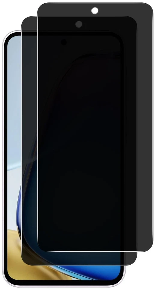 Pacote com 2 telas de vidro temperado privacidade, anti-espião para Samsung Galaxy A36/A56 5G - Imagem 1 de 1