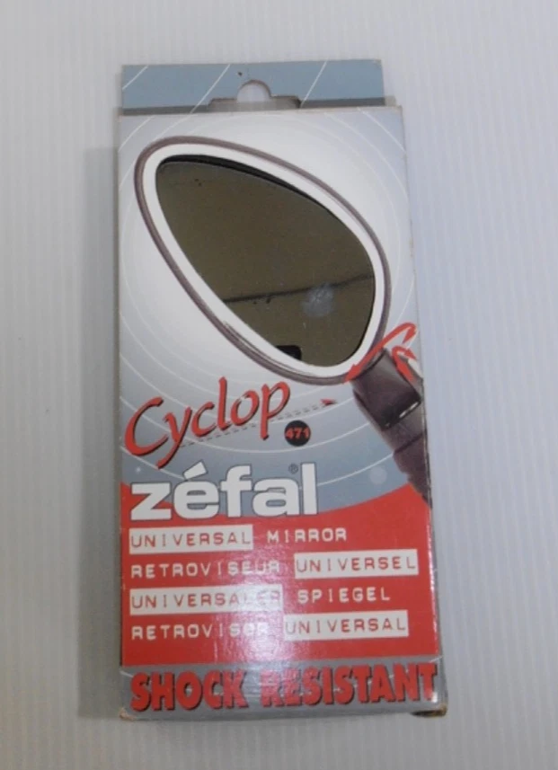 ESPEJO DE EXTREMO DE MANILLAR DE BICICLETA ZEFAL CYCLOP - Hecho en Francia Foto 1 de 4