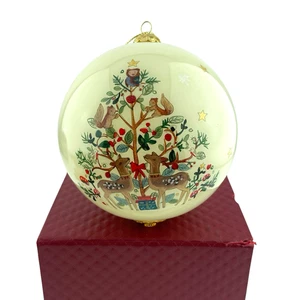 World Market Ornament Li Bien Handpainted Glass Woodland Animals Christmas Tree - Picture 1 of 17