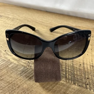 BVLGARI 8170 501/8G BLACK GOLD Gradient Authentic Sunglasses LITE SCRATCHES! - Picture 1 of 9