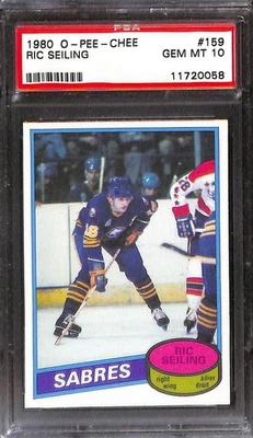 1980 O-Pee-Chee #159 Ric Seiling PSA 10 GEM-MT 11720058  - Image 1 of 3
