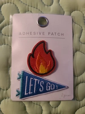 Adhesive Patch, Fire And Let’s Go Patch - Image 1 of 2