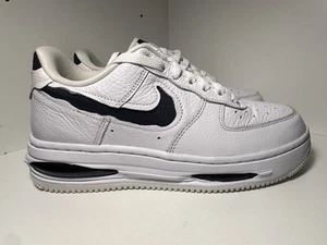 Nike Air Force 1 Low EVO Summit White Midnight Navy HF3630-102 US Mens Sz6 - Picture 1 of 8