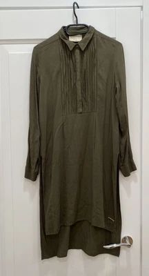 Emilio Pucci Women's Dress Tunic Khaki Cotton Italy Size S - Image 1 of 4