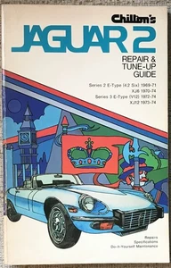 CHILTON S JAGUAR 2 REPAIR & TUNE-UP GUIDE 1974 PB VG+ DIAGRAMS, PHOTOS - Picture 1 of 1
