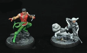 Marvel Crisis Protocol SHANG-CHI & SILVER SABLE - **COMISIÓN DE PINTURA** - Imagen 1 de 3