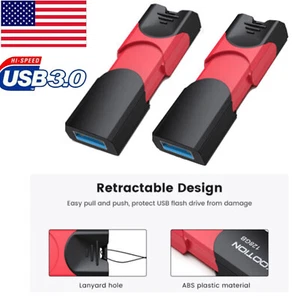 32GB 64GB 128GB USB 3.0 Flash Drive USB Stick Drive Data Storage Thumb Drive LOT - Picture 1 of 13