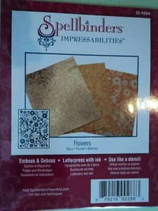 Spellbinders Impressabilities 'Flowers' Emboss and Deboss (D45) - Picture 1 of 3