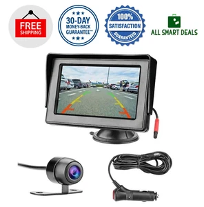 Camara De Reversa Para Carro Con Pantalla Monitor Sistema Parqueo Estaciomamient - Picture 1 of 12