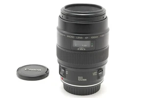 【MINT-】Canon Macro EF 100mm f/2.8 AF Lens From JAPAN - Picture 1 of 12