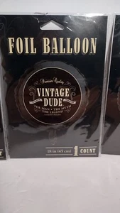 Vintage Dude Man Myth Legend Over The Hill 18" Helium Folienballons (3) - Bild 1 von 3