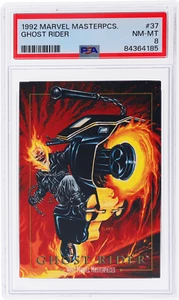 1992 Marvel Masterpieces Ghost Rider #37 PSA 8 - Picture 1 of 2