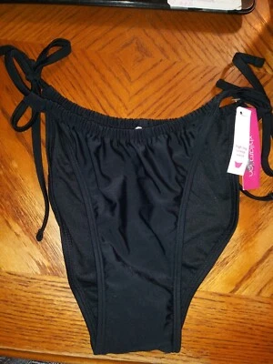 Traje de baño negro junior Xhilaration talla L (8-10) parte inferior pierna alta cucharada Foto 1 de 4