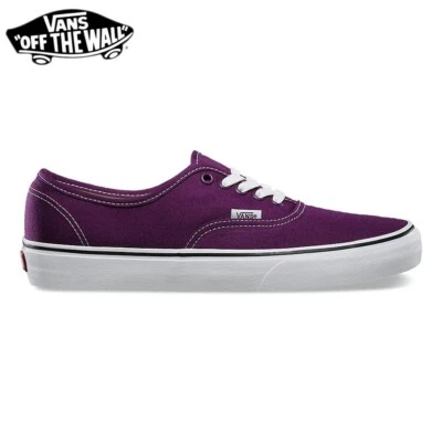 VANS Scarpe SHOES "Authentic" Plm Purple SKATE Classic NUOVE New UOMO Donna 35 - Imagen 1 de 4