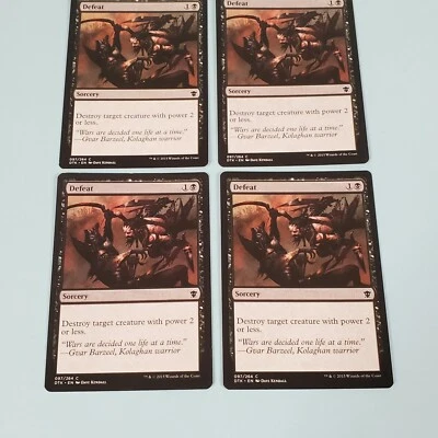 4x Defeat - Dragons of Tarkir - MTG Magic The Gathering  - Image 1 of 4