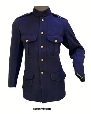 British Blue Wool Patrol Jacket - Image 1 of 4