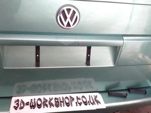 Nummernschildhalter Clips C X vorne hinten Anhänger Wohnwagen KFZ Push&Lock - Bild 1 von 16