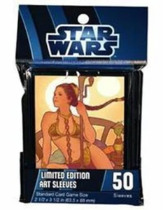 STAR WARS PRINCESS LEIA ART SLEEVES 50 PACK [FFG SWS10] - Picture 1 of 4