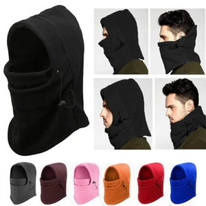 Invierno Pasamontañas Exterior Vellón Esquí Mascarilla Térmica Cálida Capucha para Clima Frío - Imagen 1 de 22