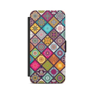 Mandala Muster buntes Muster Flip Geldbörse Handyhülle - Bild 1 von 4