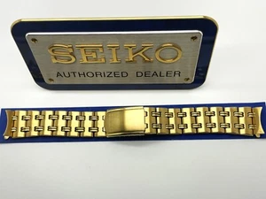 CORREA RELOJ UNIVERSAL SEIKO HOMBRE 20MM REPUESTO AMARILLO INOXIDABLE SGS170-20 - Imagen 1 de 5