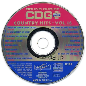 SOUND CHOICE KARAOKE SC-8139 - COUNTRY HITS VOL 16 - ORIGINAL SPOTLIGHT CD+G OOP - Picture 1 of 1