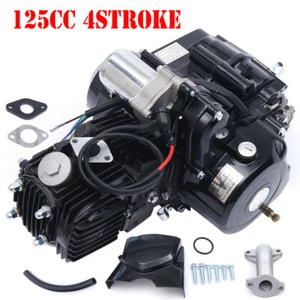 4 Stroke 125cc ATV Engine Motor Semi-Auto+Reverse Electric Start Kit For GO Kart - Picture 1 of 24