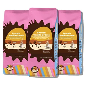 French Vanilla Coffee, Flavored Ground Coffee (Vanilla Creme), 10 Oz Bags, Pack - Picture 1 of 12
