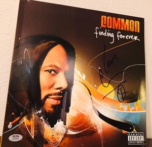 Common Finding Forever Signed Vinyl Record LP PSA RARE Kanye West C - Picture 1 of 1