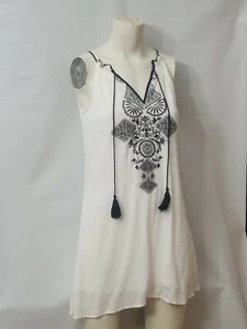 Speechless Sheath dress white Size XS V-Neck Embroider - Picture 1 of 12