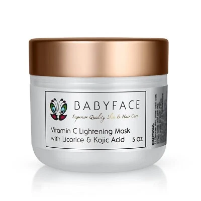Máscara aclaradora Babyface vitamina C, facial iluminadora de la piel, corrección de tono Foto 1 de 4