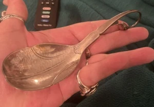 Georg Jensen Sterling Silver Ornamental Serving Spoon N 21, GI Mark His Lifetime - Picture 1 of 5