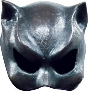 KINDER ODER ERWACHSENE KATZE MÄDCHEN SCHWARZ KÄTZCHEN HALB LATEX MASKE KOSTÜM TB25004 - Bild 1 von 3