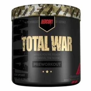 Redcon1 Total War Pre Workout Pump Intense Energy Focus 30 Serve - 12 Flavours