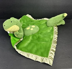 My Banky T-Bone Green Dinosaur Plush Large Baby Security Blanket 24”x20” EUC - Picture 1 of 23