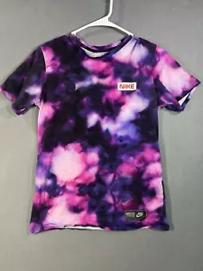 Nike Men’s Small Purple Tie Dye The Nike Tee Nike Air HO180709YSE 100% Cotton - Picture 1 of 7