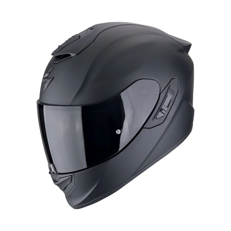 NEU Scorpion Fiberglas Motorradhelm Sonnenblende EXO-1400 EVO 2 AIR matt schwarz - Bild 1 von 1